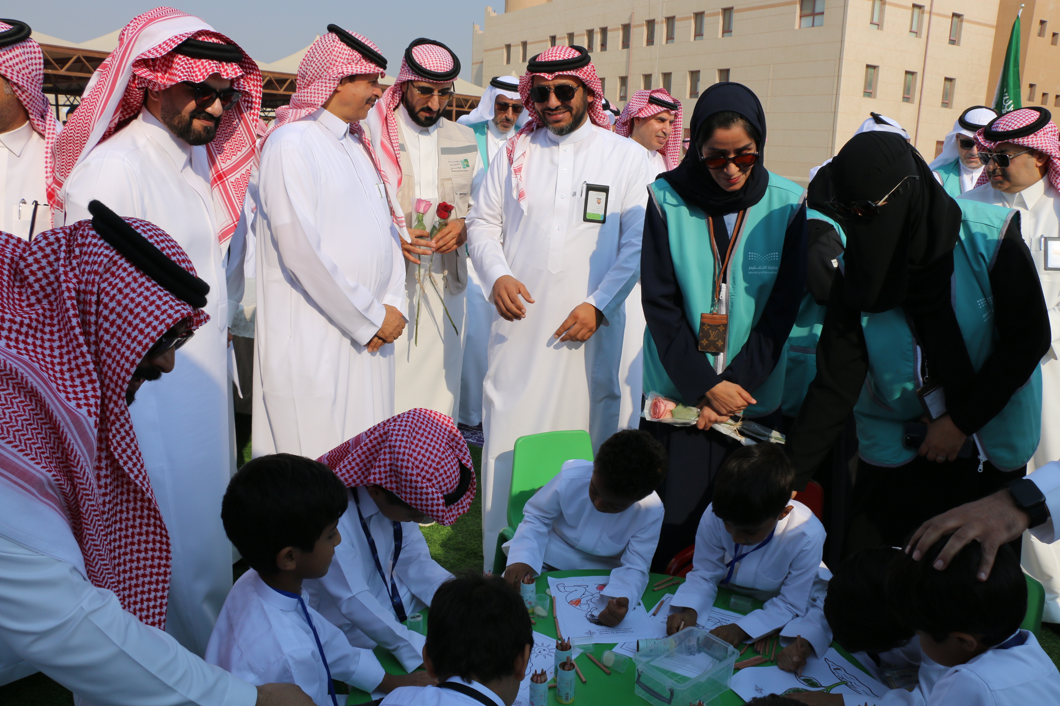 مشاركة الطلاب في تنفبذ المباردة
